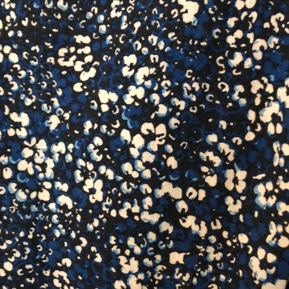 Mini floral print navy cotton dress - Picture 3 of 6